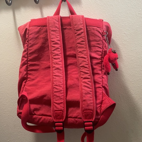 Red Kipling backpack - Picture 3 of 7